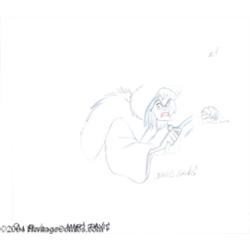 Walt Disney Studios -- "101 Dalmatians" Original Pencil Animation Drawing. (1961).