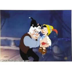 Walt Disney Studios -- "Together Again" Hand Painted Limited Edition Cel. (1994).