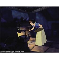 Walt Disney Studios -- "Snow White and the Seven Dwarfs" Original Hand Painted Presentation Cel and 