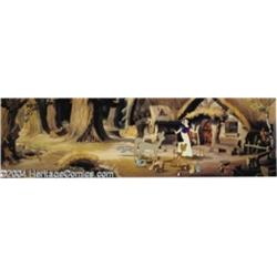 Walt Disney Studios -- "Snow White and the Seven Dwarfs" Hand Painted Limited Edition Cel. (1994).