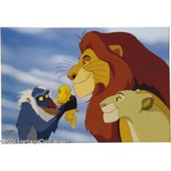 Walt Disney Studios -- "The Lion King" Hand Painted Limited Edition Cel. (1994).