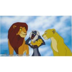 Walt Disney Studios -- "The Lion King" Hand Painted Limited Edition Cel. (1994).