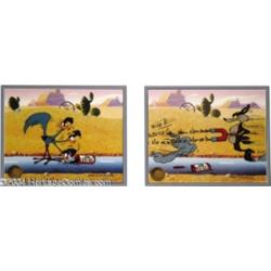Warner Brothers Productions -- "Acme Birdseed" Hand Painted Limited Edition Cels. (1993).