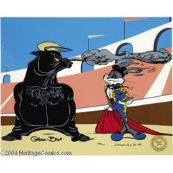 Warner Brothers Productions -- "Bully For Bugs II" Hand Painted Limited Edition Cel. (1988).