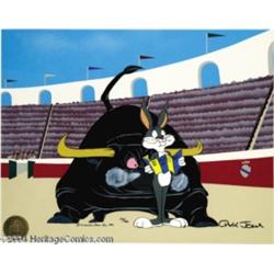 Warner Brothers Productions -- "Bully For Bugs III" Hand Painted Limited Edition Cel. (1992).