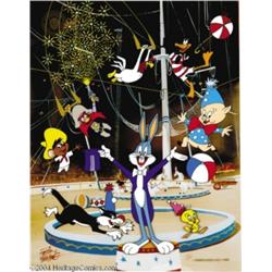 Warner Brothers Productions -- "Circus" Hand Painted Limited Edition Cel. (1988).