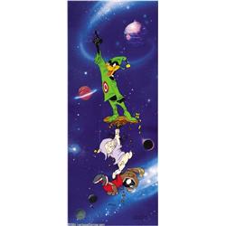 Warner Brothers Productions -- "Duck Dodgers Finale" Hand Painted Limited Edition Cel. (1993).