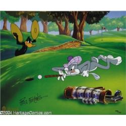 Warner Brothers Productions -- "Par For The Course" Hand Painted Limited Edition Cel. (1994).