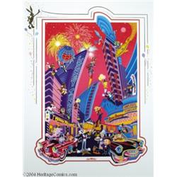 Warner Brothers Productions -- "That's Fifty, Folks" Fine Art Serigraph. (1991).