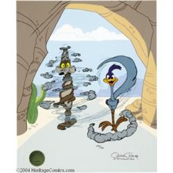 Warner Brothers Productions -- "Turnabout is Fair Play" Hand Painted Limited Edition Cel. (1993).