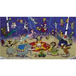 Hanna Barbera Productions -- "Circus of the Stars" Hand Painted Limited Edition Cel. (1992).