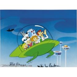 Hanna Barbera Productions -- "Jetson's Joy Ride" Hand Painted Limited Edition Cel. (1990).