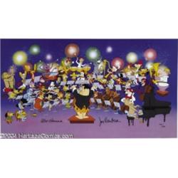 Hanna Barbera Productions -- "Symphony of the Stars" Limited Edition Lithograph. (1990).