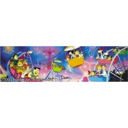 Hanna Barbera Productions -- "Theme Park" Hand Painted Limited Edition Cel. (1991).