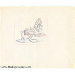 Walt Disney Studios - Donald Duck Story Drawing Original Art (undated).