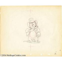 Walt Disney Studios -- "The Country Cousin" Original Pencil Animation Drawings. (1936).