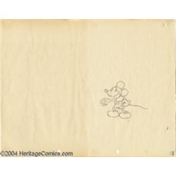 Walt Disney Studios - "Mickey's Nightmare", Group of Seven Animation Drawings Original Art (Walt Dis