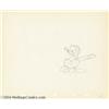 Image 1 : Walt Disney Studios -- "Donald Duck" Original Pencil Animation Drawing. (1939).