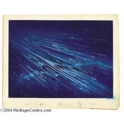 Walt Disney Studios -- "Fantasia" Original Background Layout Painting. (1940).