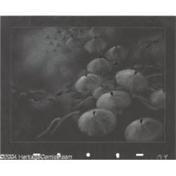 Walt Disney Studios -- "Fantasia" Original Story Board Sketch. (1940).