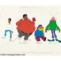 Filmation Studios - "Fat Albert" Original Hand Painted Color Model Cel. (1972).