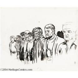 Gentray-Lawrence Studios -- "The Marvel Superheroes Show" Xerox Outline On Cel. (1966).