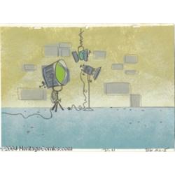Hanna Barbera Productions -- Original Watercolor Background. (1960).