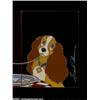 Image 2 : Frank Thomas - "Lady and the Tramp" Ceramic Tile, Limited Edition AP 3/6 (1999).