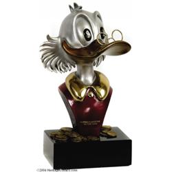 Carl Barks - Uncle Scrooge "McDuck of Duckburg" Bronze Figurine, Limited Edition, # 7/50 (undated).