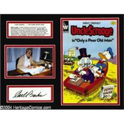 Carl Barks - "Carl Barks The Comic Book King" Autographed Limited Edition #63/245 (undated).