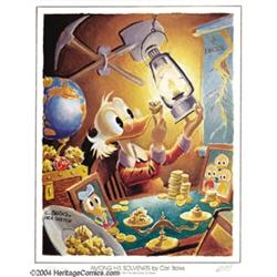 Carl Barks- Uncle Scrooge "Among His Souvenirs" Limited Edition Print, #408/500 (Another Rainbow, 19