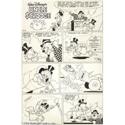 William Van Horn - Uncle Scrooge Page Original Art (undated).