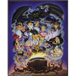 Walt Disney Studios - Disney Villains Poster Original Artwork (undated).