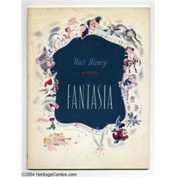 Walt Disney Studios - Fantasia Movie Program Booklet (Disney, 1940).