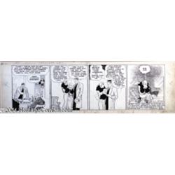 Chester Gould - Dick Tracy Daily Comic Strip Original Art, dated 12-24-31 (News Syndicate, 1931).