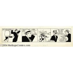 Chester Gould - Dick Tracy Sunday Comic Strip Original Art, Groucho Marx Tribute (The Chicago Tribun