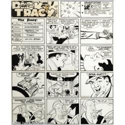 Chester Gould - Dick Tracy Sunday Comic Strip Original Art, dated 11-29-70 (Chicago Tribune, 1970).