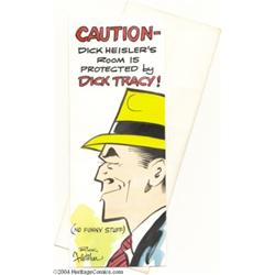 Rick Fletcher - Dick Tracy Watercolor Illustration Original Art (circa late-1970s).