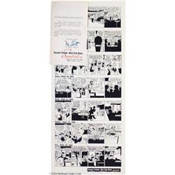 Dick Tracy Tribune Syndicate Sample Strips Promo (The Chicago Tribune, 1953) Condition: NM.
