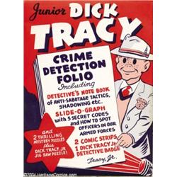 Junior Dick Tracy Crime Detection Folio (Miller Bros., 1942-49).