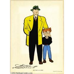 Dick Tracy and Junior Mail-away Color Print (Pillsbury Farina, 1946).