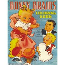 Dick Tracy Bonny Braids Coloring Book (Saalfield Pub., 1951) Condition: VF+.
