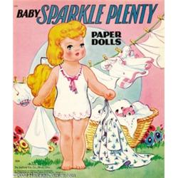 Dick Tracy Baby Sparkle Plenty Paper Dolls #1510 (Saalfield Pub., 1948) Condition: NM.