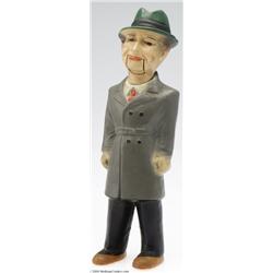 Dick Tracy 13" Composition Doll with Gray Coat (Joseph Hagn Co., 1940).
