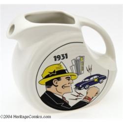 Dick Tracy Limited Edition Ceramic Pitcher (Homer Laughlin, 1999).