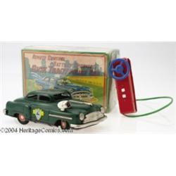Dick Tracy Remote Control Battery-Operated Police Car (Passenger-Side Light) NMIB (Linemar [a divisi
