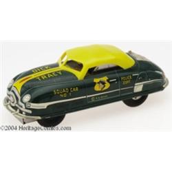 Dick Tracy Squad Car No. 1 - Friction Wind/Yellow Roof (Marx, circa 1949-52).