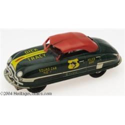 Dick Tracy Squad Car No. 1 - Friction Wind/Red Roof (Marx, circa 1949-52).
