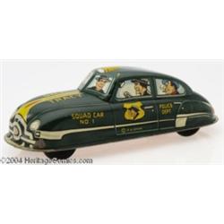 6 1/2" Dick Tracy Squad Car No. 1 - Key Wind (Marx, circa 1949-52).