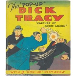 Dick Tracy Pop-Up Book - The Capture of Boris Arson (Pleasure Books, 1935) Condition: VF+.